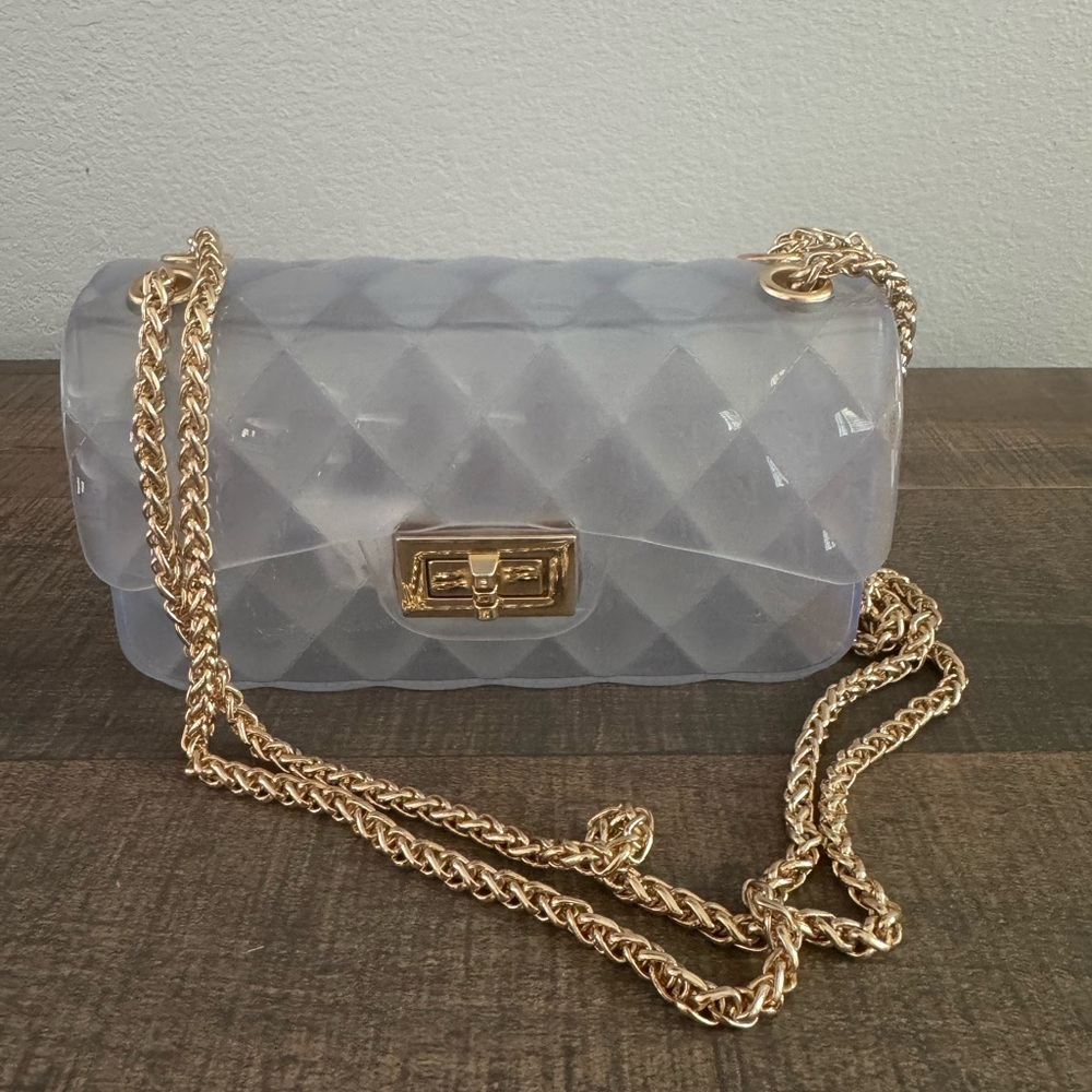Kids Semi Transparent Chain Bag - Picture 2 of 4